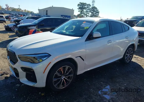 2023 BMW X6 xDrive40I из США, поврежденный, VIN 5UXCY6C09P9N44697
